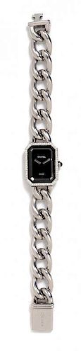 A Chanel Quartz and Stainless Steel Chain Link Watch,