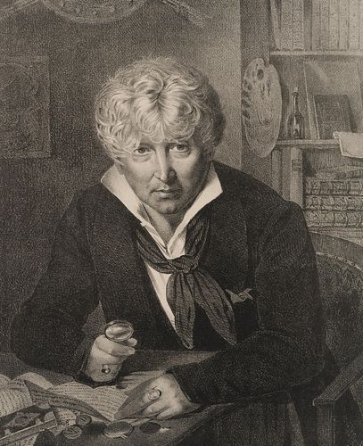 P. LANGLOIS (1814-1872), Eustache Hyacinthe Langlois, around 1820, Lithography