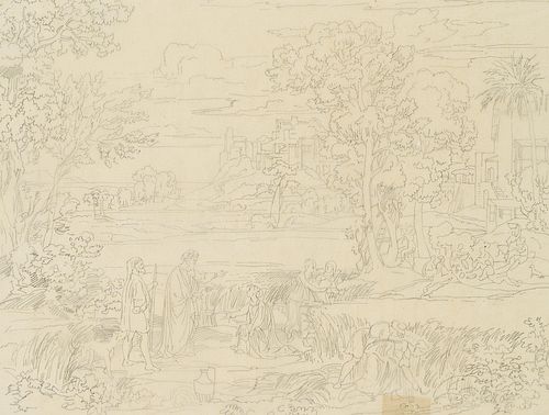 After KOCH (*1768), Ruth und Boas, Pencil