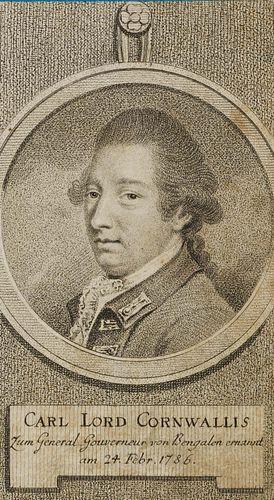 D. BERGER (*1744) after HAMILTON (*1751), Carl Lord Cornwallis, Crayon manner