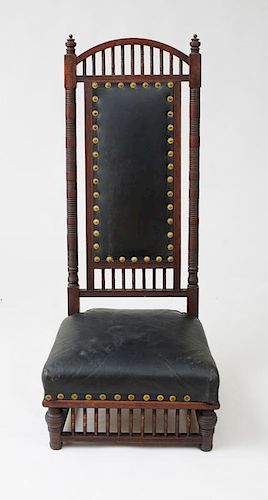 Aesthetic Movement Tall-Back Chair
