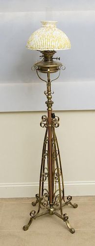 Style of W.A.S. Benson, Piano Lamp