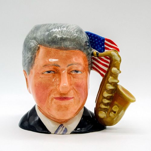 Royal Doulton Prototype Small Character Jug, Pres. Bill Clinton