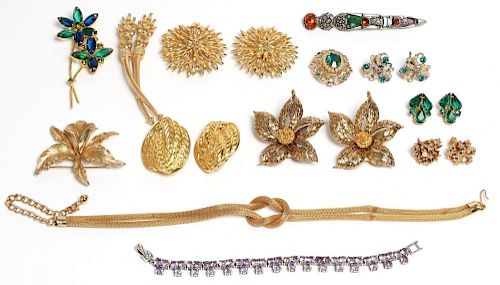 Assorted Vintage Jewelry incl. Costume & Silver