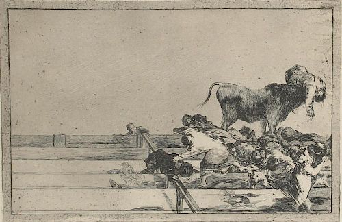 After Francisco Goya (Spain, 1746-1828)- W/P