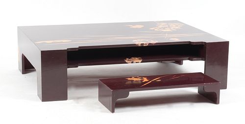 Modern Lacquered Low Coffee Table