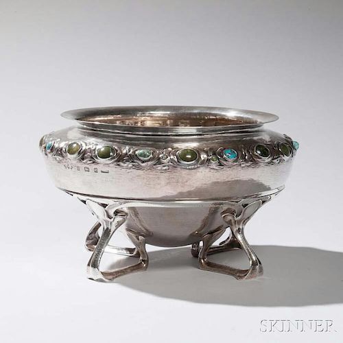 Liberty & Co. "Cymric" Sterling Silver Bowl on Stand