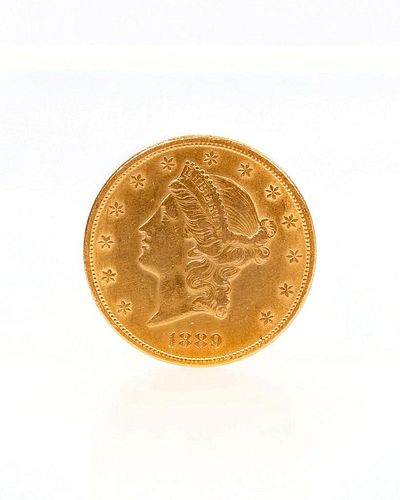 United States 1889 Liberty Head $20 Gold Coin