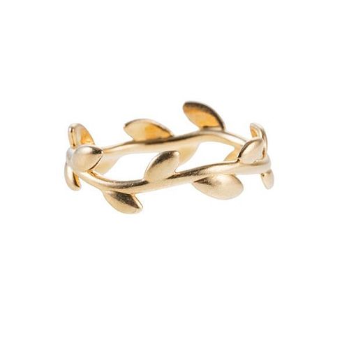 Tiffany &amp; Co Paloma Picasso 18k Gold Olive Leaf Band Ring