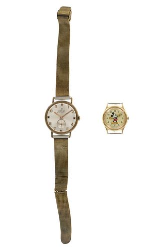 Vintage Omega Seamaster Style & Lorus Mickey Watch