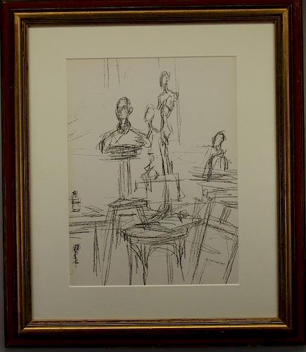 Alberto Giacometti  (1901 - 1966)  Lithograph