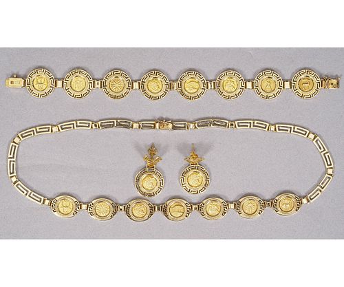 GREEK COIN STYLE JEWELRY SET