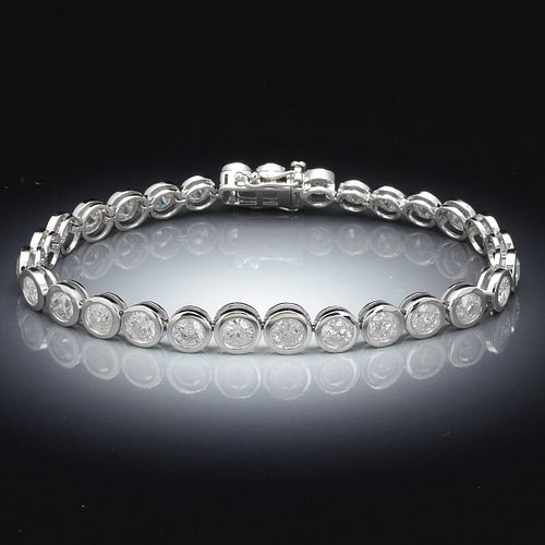 Ladies' Diamond 9.54 Carat Tennis Bracelet 