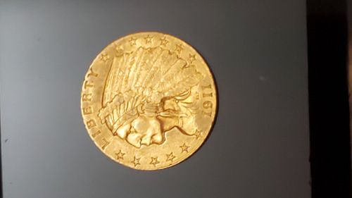 1911 Indian Head $2.50 Gold