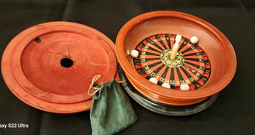 1850's Travel Roulette Wheel