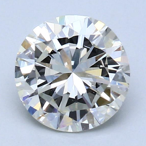 GIA - Certified 0.68CT Round Cut Loose Diamond K Color VS2 Clarity 