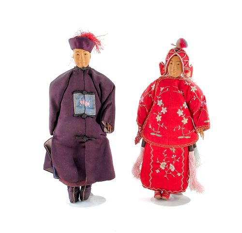 Two Chinese Door of Hope Dolls
