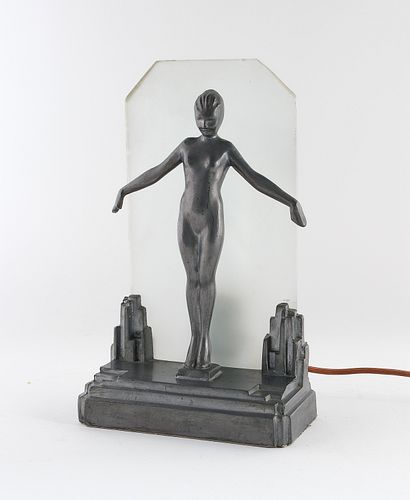FrankArt Art Deco Dancer Lamp