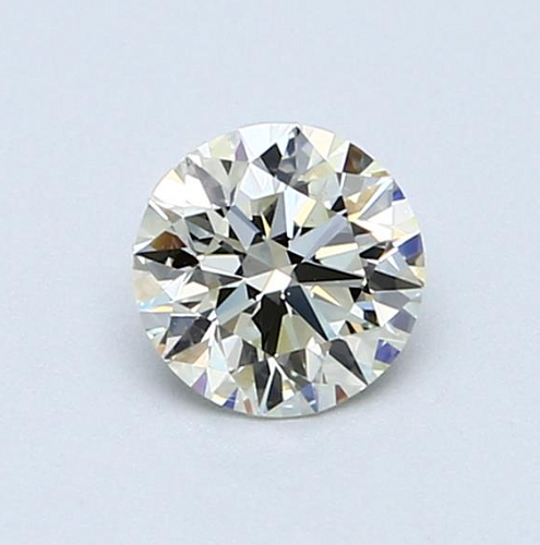 GIA - Certified 0.60 CT Round Cut Loose Diamond J Color VVS2 Clarity