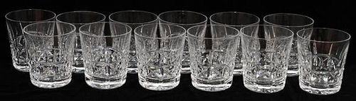 WATERFORD CRYSTAL LOW BALLS 12