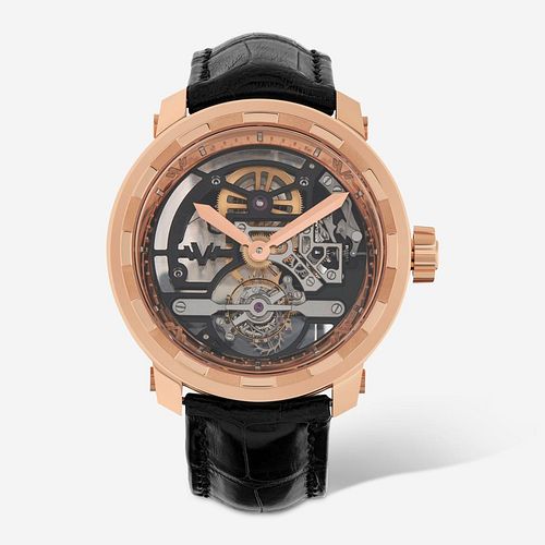Dewitt Twenty-8-Eight Grand Skeleton Tourbillon 18K Gold Limited Edition Watch T8.TH.008A 
