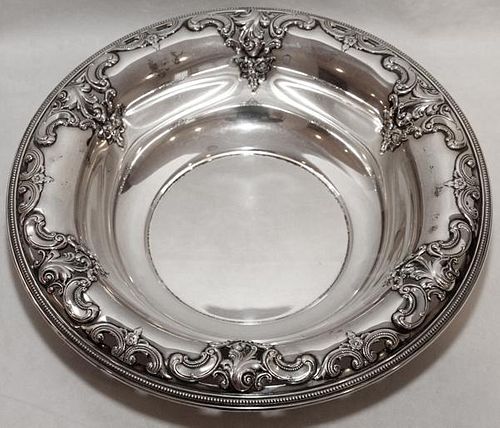 WALLACE GRAND BAROQUE SILVER PLATE BOWL