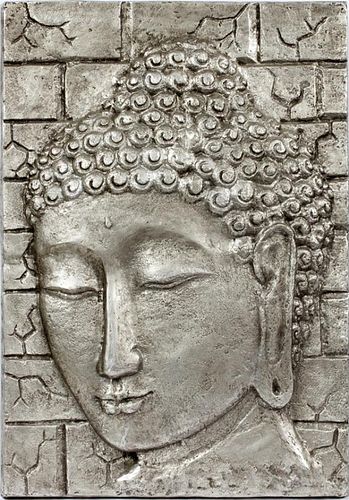 BUDDHA COMPOSITION HEAD PLAQUE