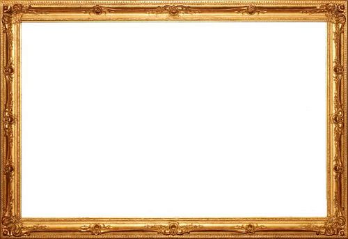LOUIS XV STYLE LARGE GILT PICTURE FRAME