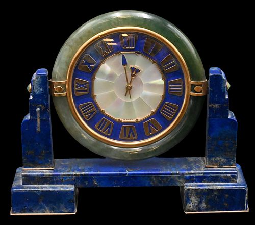Cartier Rare Art Deco Desk Clock