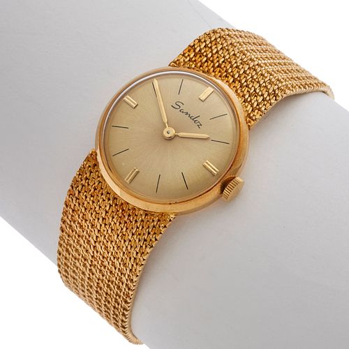 Ladies Sandoz 18k Yellow Gold Wristwatch
