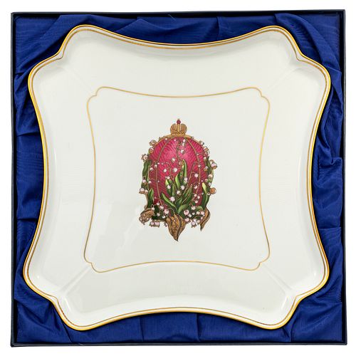 Faberge Porcelain Platter