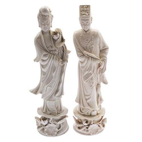 Chinese Blanc de Chine Figures