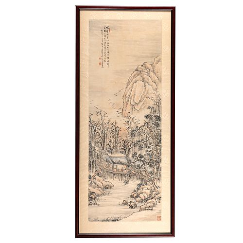 Liang Xixing (Early 20th century), Landscape scroll