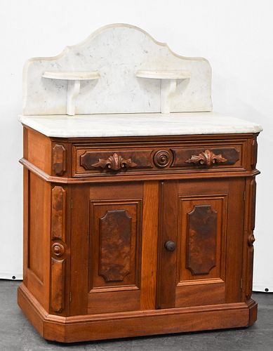 VICTORIAN MARBLE TOP WASHSTAND