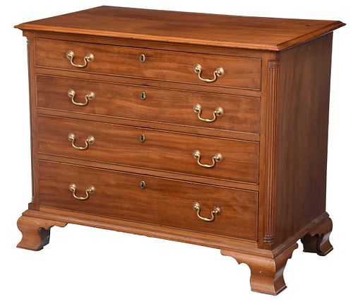 Philadelphia Chippendale Cherry Chest of Drawers