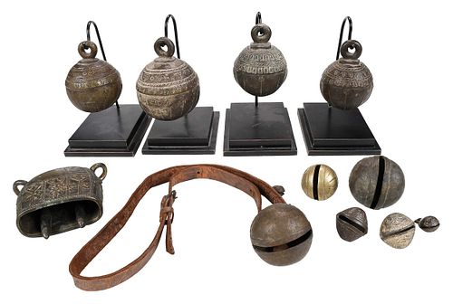 Eleven Southeast Asian Bronze Bells