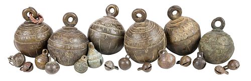 20 Bronze Thai Bells