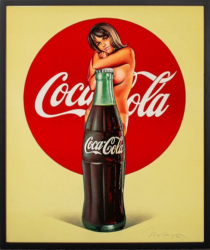 Mel Ramos "Coca Cola/Lola Cola" Collotype, 1972