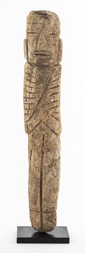 Large Mezcala Stone Celt Figure Sculpture