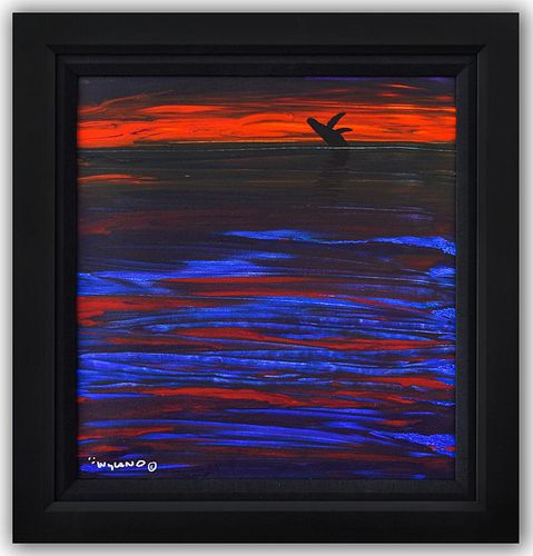 Wyland- Original Painting on Canvas "Red Sea Waters"