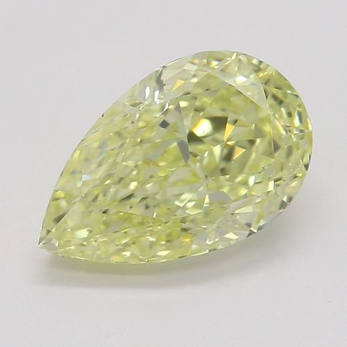 1.50 ct, Natural Fancy Yellow Even Color, SI1, Pear cut Diamond (GIA Graded), Appraised Value: $18,700 