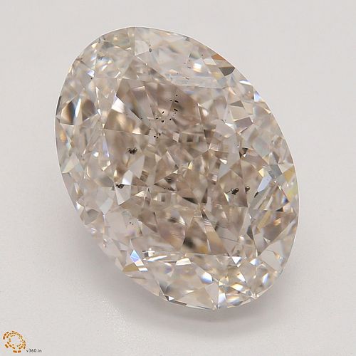 4.02 ct, Natural Light Pinkish Brown Color, SI1, Oval cut Diamond (GIA Graded), Appraised Value: $233,100 