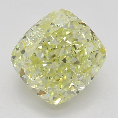 2.41 ct, Natural Fancy Yellow Even Color, VS1, Cushion cut Diamond (GIA Graded), Appraised Value: $46,900 