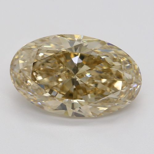 2.51 ct, Natural Fancy Yellow Brown Even Color, VS2, Oval cut Diamond (GIA Graded), Appraised Value: $18,500 
