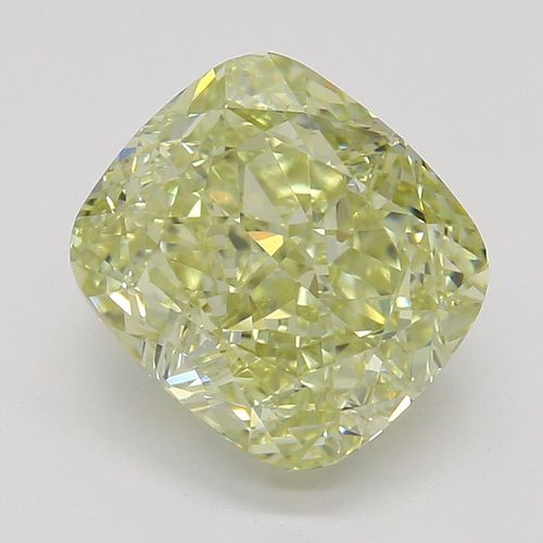 2.03 ct, Natural Fancy Greenish Yellow Even Color, VS1, Cushion cut Diamond (GIA Graded), Appraised Value: $38,100 