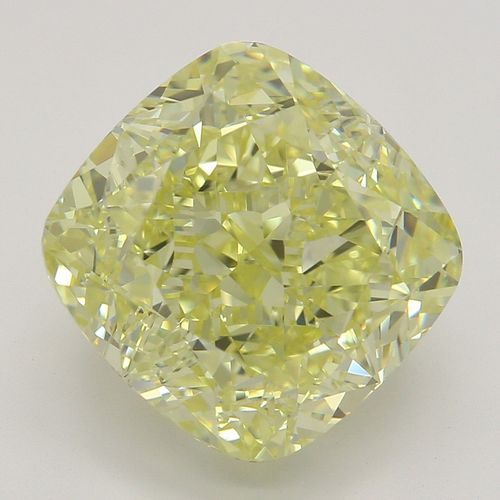 5.16 ct, Natural Fancy Yellow Even Color, VVS2, Cushion cut Diamond (GIA Graded), Appraised Value: $208,900 