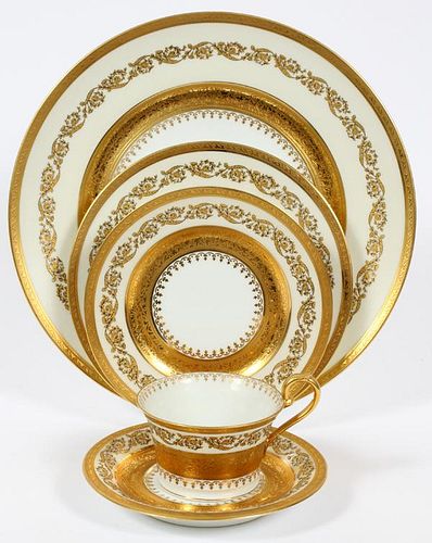 LIMOGES CERALENE IMPERIAL SERVICE FOR EIGHT