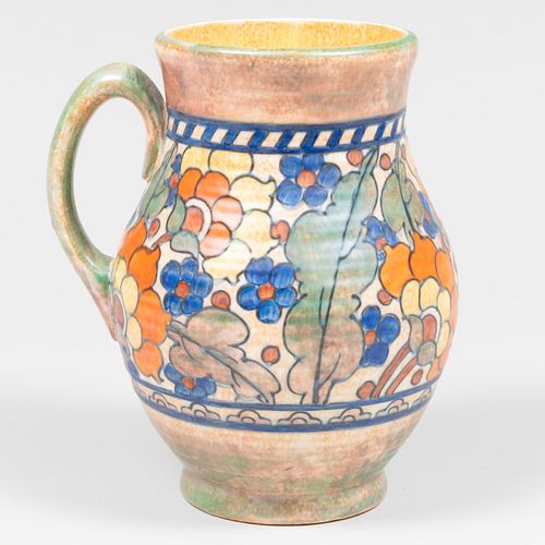 English Arts and Crafts Pottery Pitcher
