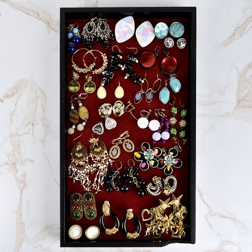 Collection of Vintage Fashion Earrings