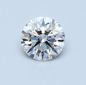  GIA - Certified 0.34 CT Round Cut Loose Diamond F Color VVS2 Clarity